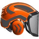 Forstschuthelm Protos® Integral Forest orange-grau...