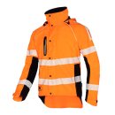 KEIU HV Regenjacke nach EN ISO 20471 Klassse 3, EN 343...